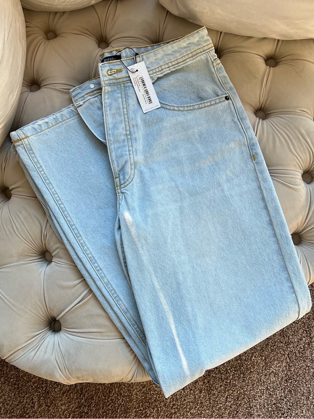 Nasty Gal Low Rise Boyfriend Jeans